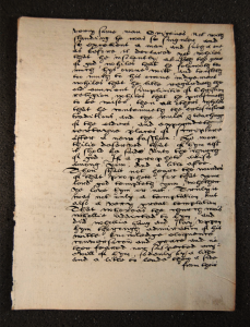 Image of Manuscript fragment of Vincent of Lérins’ Commonitorium